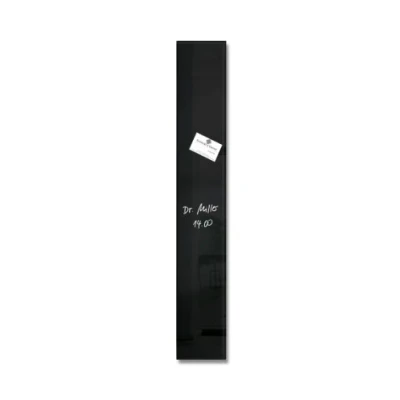 Afbeelding van SIGEL GL100 Magneetbord van glas, 12 x 78 cm, zwart, Artverum