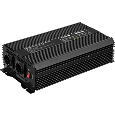 Afbeelding van Goobay spanningsomvormer 24V / 2000 W zet 24 V DC om in 230 AC