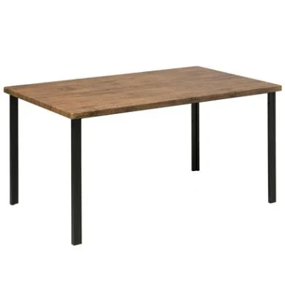 Afbeelding van Beliani LAREDO Eettafel Zwart 90 x 150 cm MDF