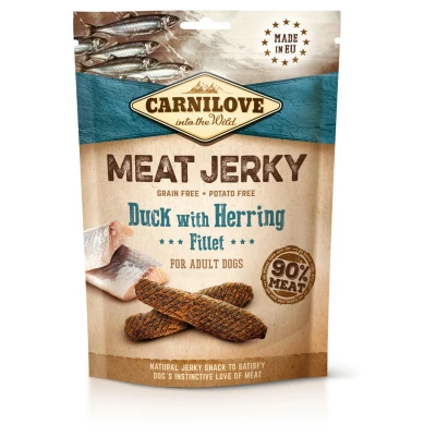 Afbeelding van Carnilove Jerky 100 g Hondensnacks Eend&amp;Haring