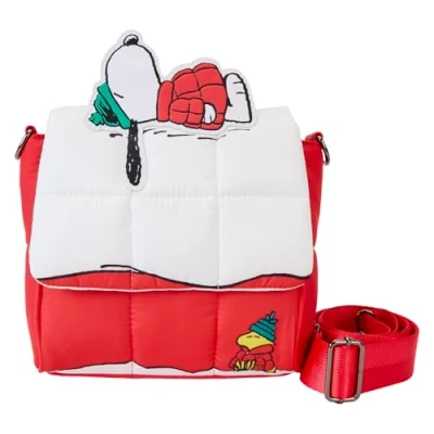 Afbeelding van Loungefly Crossbody Bag Peanuts Snoopy Holiday
