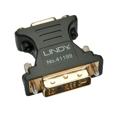 Image de Lindy Mains Power Lead Adaptateur vidéo DVI (M) pour 15 pin D Sub (DB 15) (F)