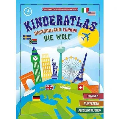 Afbeelding van Kinderatlas Deutschland, Europa, die Welt