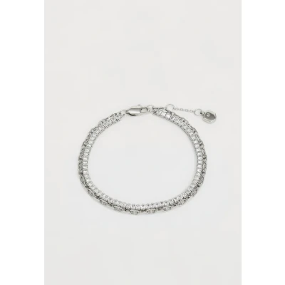 Afbeelding van Fossil Heritage Damesarmband van roestvrij staal met karabijnsluiting of toggle, Messing, Geen edelsteen
