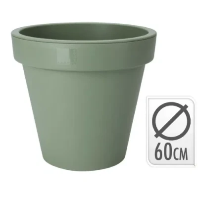 Afbeelding van Bloempot E&amp;K rond 60 cm groen