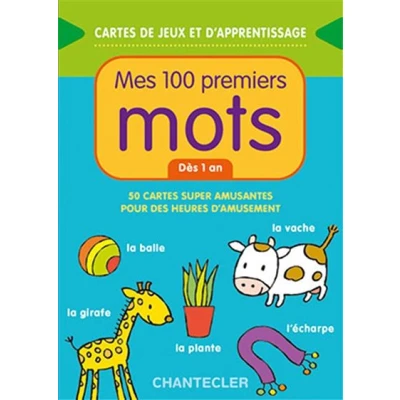 Image de Cartes de jeux et d&#039;apprentissage Mes 100 premiers mots (dès 1 an)