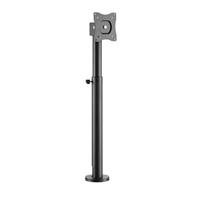 Afbeelding van RICOO Tafelhouder voor monitor, draaibaar, kantelbaar, pc scherm, 17 23 inch (43 58 cm), TS0111, scharnierbasis, VESA 75 x 75, 100 100, zwart