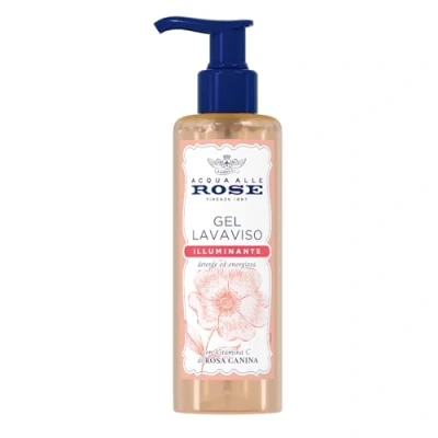 Afbeelding van Acqua alle Rose, Lavaviso Verhelderende gel met vitamine C van rozenbottel, gezichtsreiniger voor donkere en matte huid, stimulerende werking, reinigt stimuleert de huid dagelijks gebruik, 200 ml