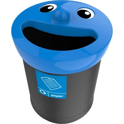 Afbeelding van Paper Smiley Face Bin 52 liter
