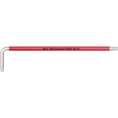 Afbeelding van WERA 3967 SXL HF TORX Multicolour stiftsleutelstiftsleutel met vasthoudfunctie, lang, RVS, TX 40 x 224 mm 05022688001