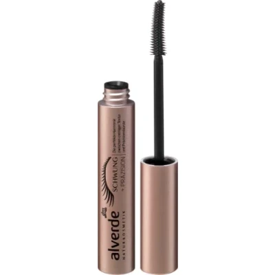 Afbeelding van alverde NATURKOSMETIK Mascara Krul en Precisie zwart 010, 10 ml