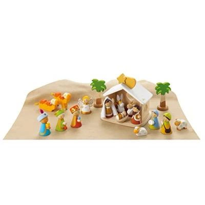 Afbeelding van Sevi Kerststal Hout 21 delig