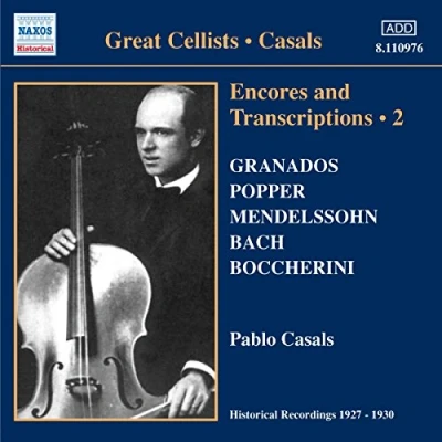 Afbeelding van Pablo Casals Encores And Transcriptions Volume 2 (CD)