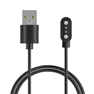 Afbeelding van kwmobile USB oplaadkabel geschikt voor Blackview R3 / Pro kabel Laadkabel smartwatch in zwart