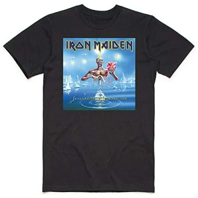 Afbeelding van Iron Maiden Seventh Son Box Heren T shirt M Zwart