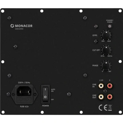Afbeelding van Monacor SAM 200D subwoofer plaatversterker