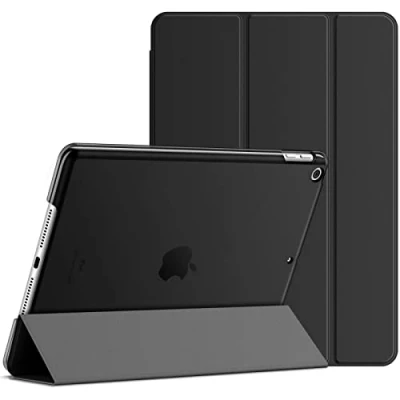 Afbeelding van JETech beschermhoes voor iPad (9,7 inch, model 2018/2017, 6e en 5e generatie), met automatische slaap wekfunctie, zwart