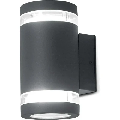 Afbeelding van Elstead Lighting LED Wand Buitenlamp Magnus 5.7W 3000K Lm 830 IP44 Dimbaar Graphite