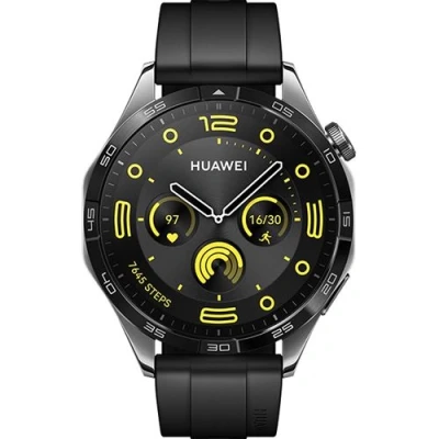 Image de Huawei Watch GT 4 46mm Noir (Bracelet Silicone Noir)