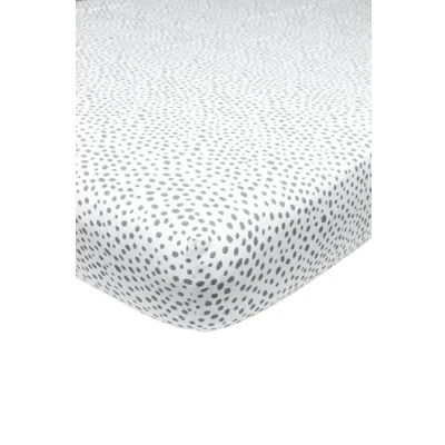 Afbeelding van Meyco jersey hoeslaken Cheetah 90x200 cm Grijs
