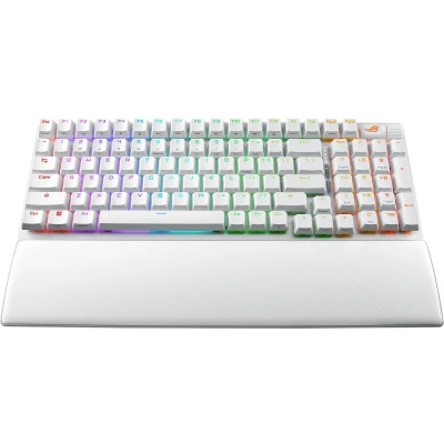 Afbeelding van Asus ROG Strix Scope II 96 Wireless White Toetsenbord Bedraad &amp; draadloos Bluetooth 5.1 USB 1000 Hz RGB wit