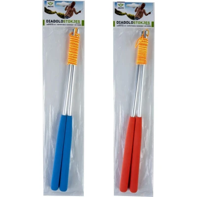 Afbeelding van Metalen stokjes per 2 blauw/fluor rood Engelhart