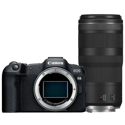 Afbeelding van Canon EOS R8 + RF 100 400mm F/5.6 8 IS USM