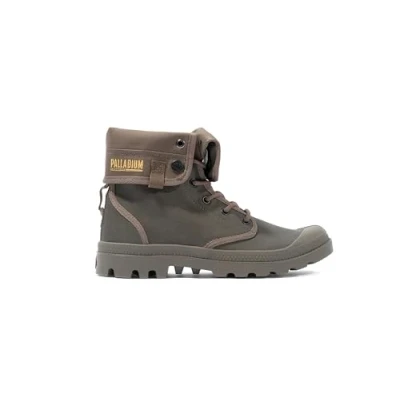 Afbeelding van Palladium Baggy Coated Veterboots, Maat: 37, Major brown Kunststof