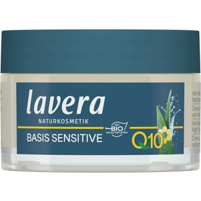 Afbeelding van Lavera: Basis Sensitiv Anti Falten Nachtcrème Q 10 (50 ml)