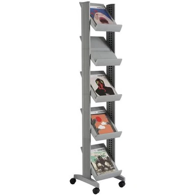 Afbeelding van Paperflow Mobiele folderhouder Corner Compact zilver