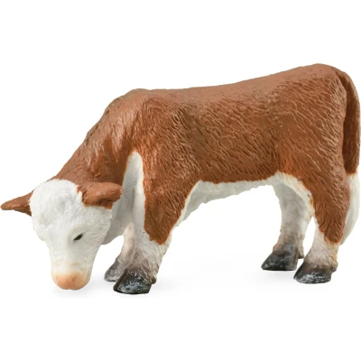 Afbeelding van Collecta Boerderijdieren (S): HEREFORD KALF grazend 6.7x3x4cm