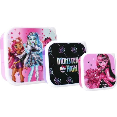 Afbeelding van Monster High Snackbox (3in1) Let&#039;s Eat! 8712645310995