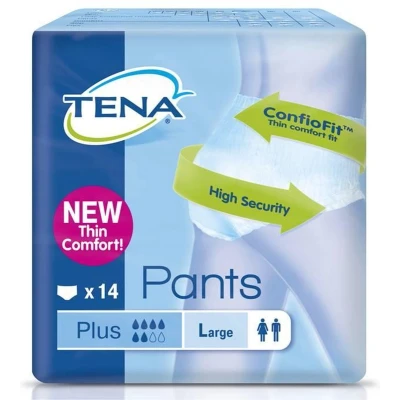 Afbeelding van TENA Pants Plus mt L 14 st Incontinentiebroekjes