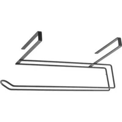 Afbeelding van Metaltex Keukenrolhouder 35x18x10 cm Zwart