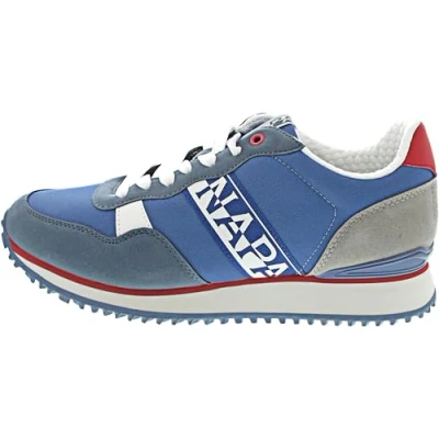 Afbeelding van Napapijri Basket Sneakers laag, Heren, Maat: 43, mqj Imitatieleer/ textiel