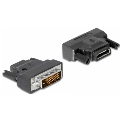 Afbeelding van DeLOCK DVI D Dual Link (m) HDMI (v) adapter met LED