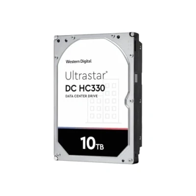 Afbeelding van WD Ultrastar DC HC330 WUS721010ALE6L4 groot gecodeerd 10 TB intern 3,5 inch SATA 6 Gb/s 7200 rpm buffer 256 MB zelfversleutelende schijf (SED) (0B42266)