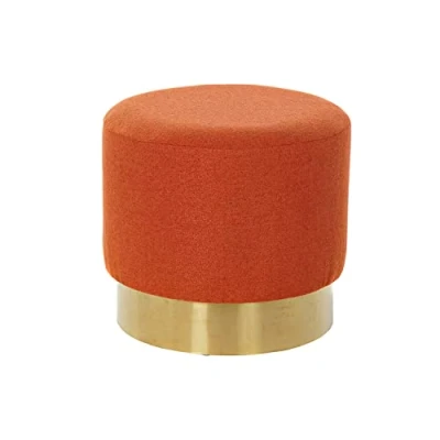 Afbeelding van Voetensteun DKD Home Decor Gouden Metaal Terra cotta 45 x 40 cm