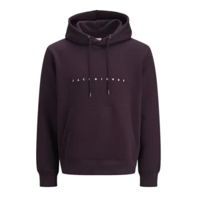 Image de JACK &amp; JONES Jjestar Jj Noos Sweat à capuche pour homme, Prune, M