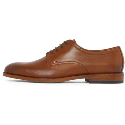 Afbeelding van Tommy Hilfiger Veterschoenen, Heren, Maat: 42, Winter cognac Leer