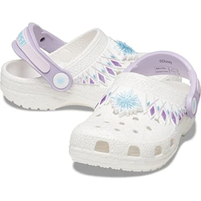 Afbeelding van Crocs Classic Fl I Am Frozen Ii Clog T Uniseks kinderen, Wit