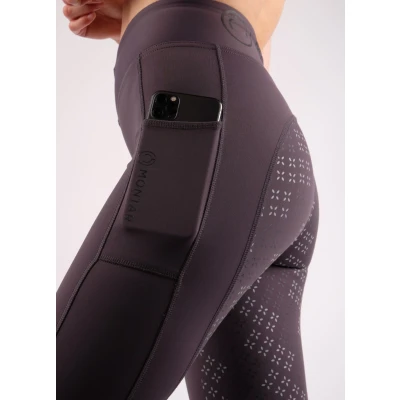Image de Montar Legging d&#039;Équitation Selena Pull On Full Grip Gris 34