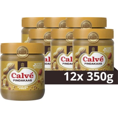 Afbeelding van Calve Pindakaas Noot 12x350g