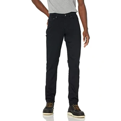 Image de Amazon Essentials Jean extensible confortable pour homme (anciennement Goodthreads), noir, 83,8 x 76,2 cm (l L)