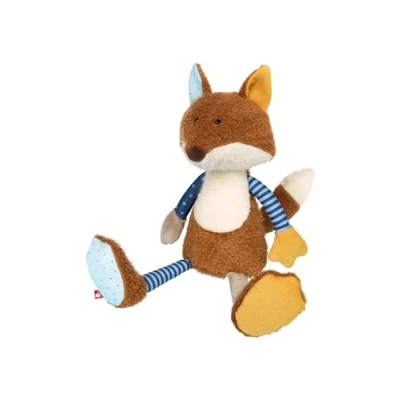 Afbeelding van Sigikid 42849 Pluche dier vos patchwork Sweety knuffeldier om te spelen en knuffelen van zachte materiaalmix voor baby&#039;s kinderen, jongens meisjes 0 maanden tot 8 jaar, veelkleurig/vos,