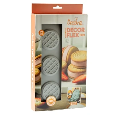 Afbeelding van Siliconen Bakvorm Duo Rond 30x17,5x3,5(h)cm
