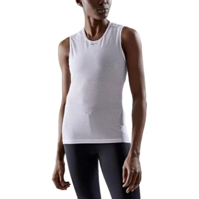 Afbeelding van Stay Cool Mesh Superlight Sleeveless ondershirt, dames, wit