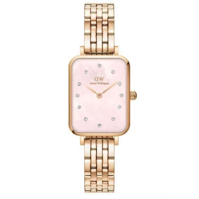 Afbeelding van Daniel Wellington Quadro Lumine Horloge Rose goldcoloured, Dames, Maat: One Size, gold coloured