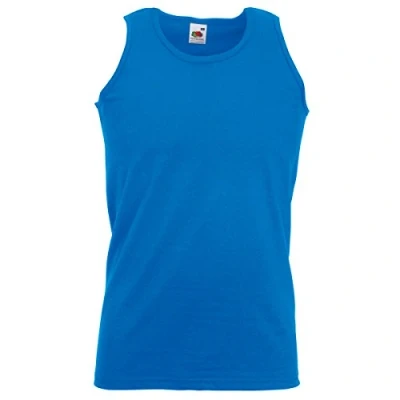 Afbeelding van Fruit Of The Loom Heren Atletisch Mouwloos Hemd / Tanktop (Royaal Blauw)