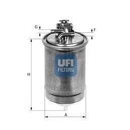 Afbeelding van UFI 24.426.00 Brandstoffilter Filter insert 8 VOLKSWAGEN: Polo III Hatchback, Lupo / 3L, SEAT: Arosa